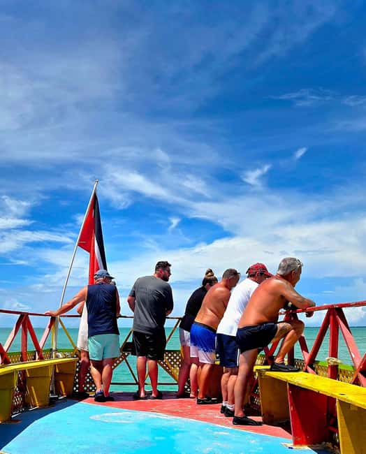Buccoo Reef Nylon Pool Tour - Captain Phillips - Leaving Buccoo for Tobago’s reef waters