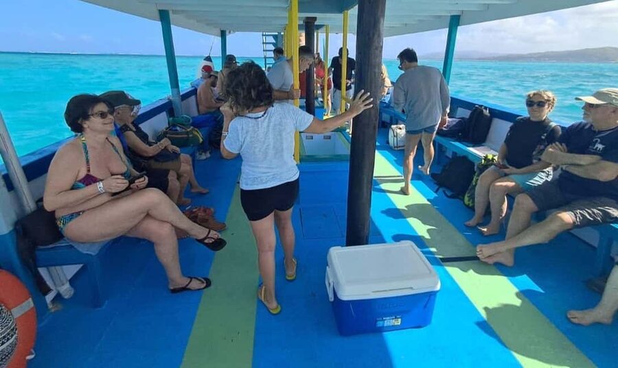 Tobago: Buccoo Reef Marine Park Glass Bottom Boat Tour - Cruising Golden Grove and Buccoo Beach