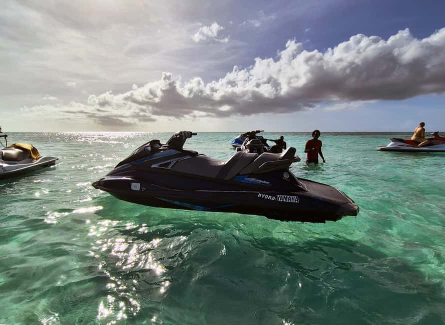 Tobago: Jet Ski Rental for 2 People - Riding toward Buccoo Reef